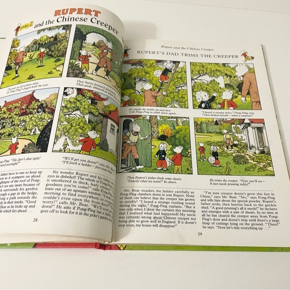 Vtg Rupert Bear Book The Daily Express Annual Storybook - Picture 12 of 16